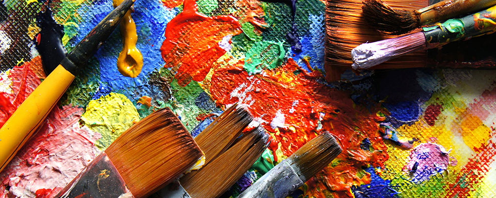 Visual arts collage